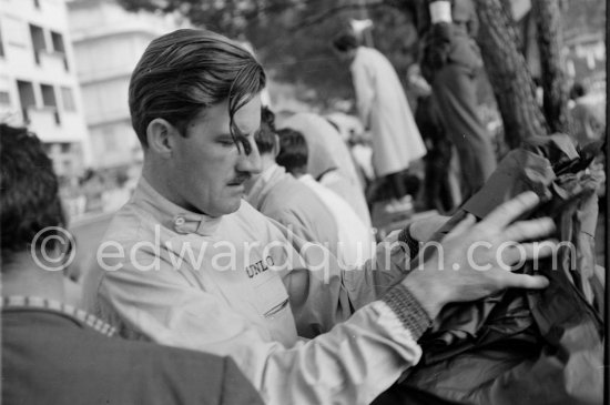 Graham Hill. Monaco Grand Prix 1962. - Photo by Edward Quinn