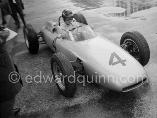 Dan Gurney, (4) Porsche F1-804. Monaco Grand Prix 1962. - Photo by Edward Quinn