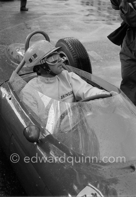 Ricardo Rodriguez, Ferrari 156 "Sharknose" . Monaco Grand Prix 1962. https://bit.ly/3w3IQWg - Photo by Edward Quinn