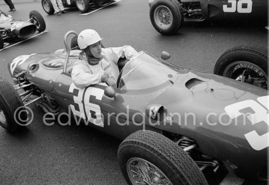 Phil Hill, (36) Ferrari 156. Monaco Grand Prix 1962. - Photo by Edward Quinn