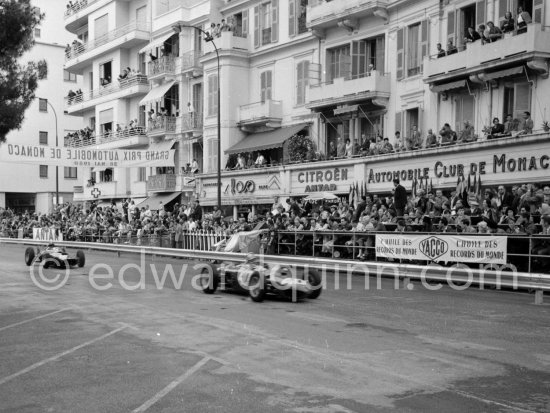 Willy Mairesse ("Kamikaze Willy" or "Wild Willy"), (40) Ferrari 156. Monaco Grand Prix 1962. - Photo by Edward Quinn