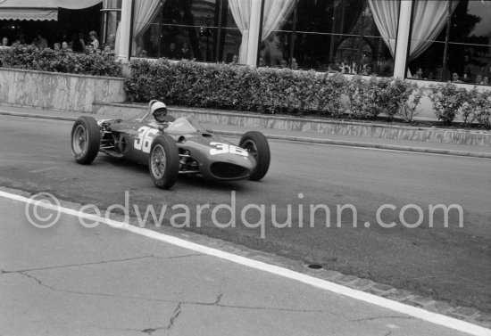 Phil Hill, (36) Ferrari 156. Monaco Grand Prix 1962. - Photo by Edward Quinn