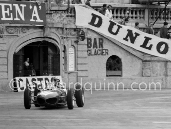 Lorenzo Bandini (38) Ferrari 156 "Sharknose" Monaco Grand Prix 1962. - Photo by Edward Quinn