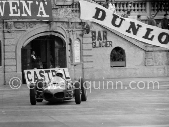 Phil Hill, (36) Ferrari 156 "Sharknose" . Monaco Grand Prix 1962. - Photo by Edward Quinn