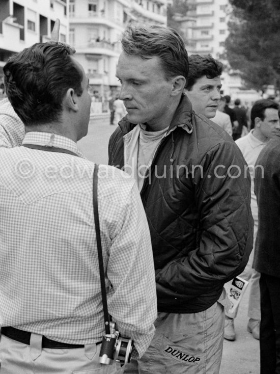 Dan Gurney, Porsche F1-804 (gearbox broken). Monaco Grand Prix 1962. - Photo by Edward Quinn