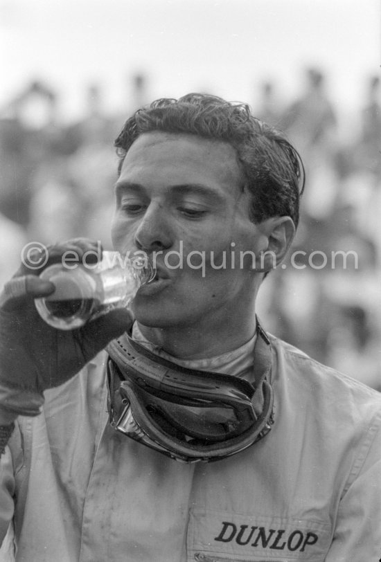 Jim Clark. Monaco Grand Prix 1962. - Photo by Edward Quinn