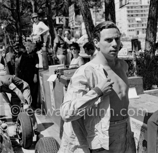 Jim Clark. Monaco Grand Prix 1963. - Photo by Edward Quinn