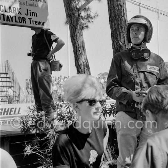 Jim Clark. Monaco Grand Prix 1963. - Photo by Edward Quinn
