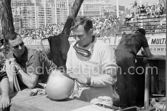 Bruce McLaren. Monaco Grand Prix 1963. - Photo by Edward Quinn