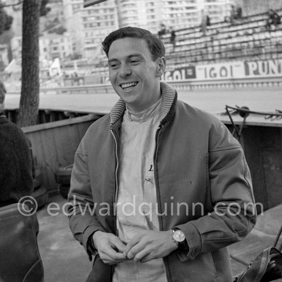 Jim Clark. Monaco Grand Prix 1964. - Photo by Edward Quinn