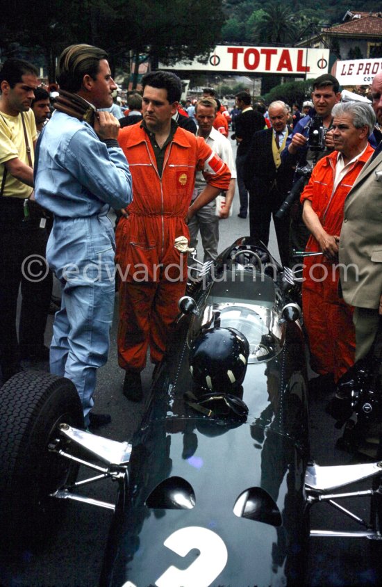 Graham Hill, (3) BRM P261. Monaco Grand Prix 1965. - Photo by Edward Quinn