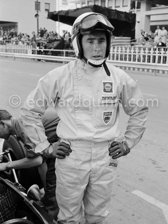 Jackie Stewart, (4) BRM P261. Monaco Grand Prix 1965. - Photo by Edward Quinn