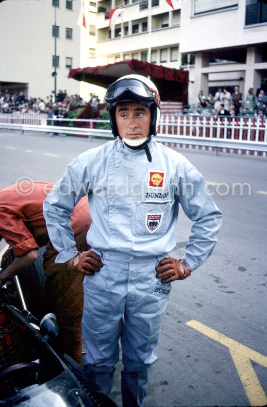 Jackie Stewart, (4) BRM P261. Monaco Grand Prix 1965. - Photo by Edward Quinn