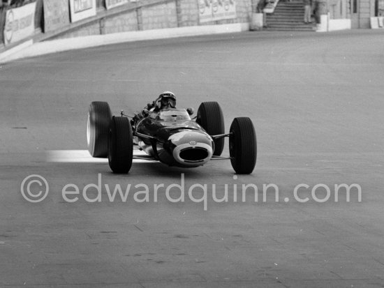 Jackie Stewart, (4) BRM P261. Monaco Grand Prix 1965. - Photo by Edward Quinn