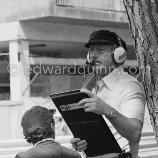 Colin Chapman, founder of Lotus Cars. Monaco Grand Prix 1978. - Photo by Edward Quinn