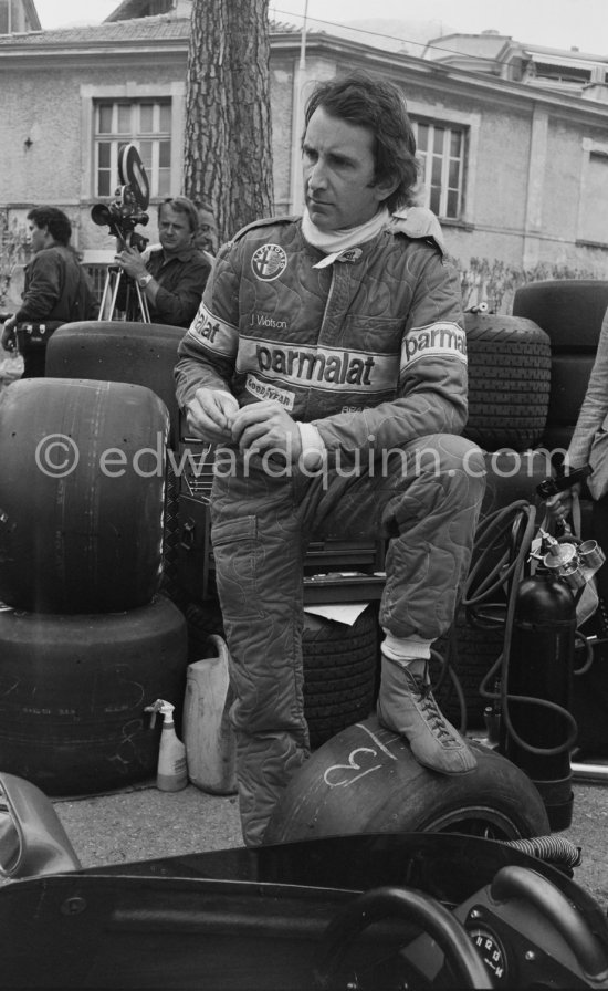 John Watson, (2) Brabham BT46. Monaco Grand Prix 1978. - Photo by Edward Quinn