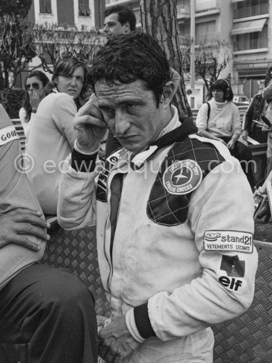 Patrick Depailler. Monaco Grand Prix 1978. - Photo by Edward Quinn