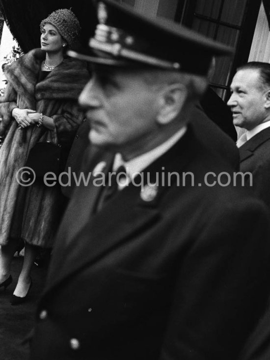 Princess Grace. Visit to Monaco palace and Musée Océanographique. Monaco 1960. - Photo by Edward Quinn