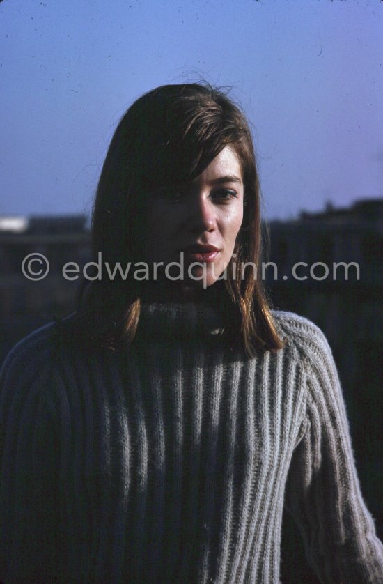 Françoise Hardy. Nice 1964. - Photo by Edward Quinn