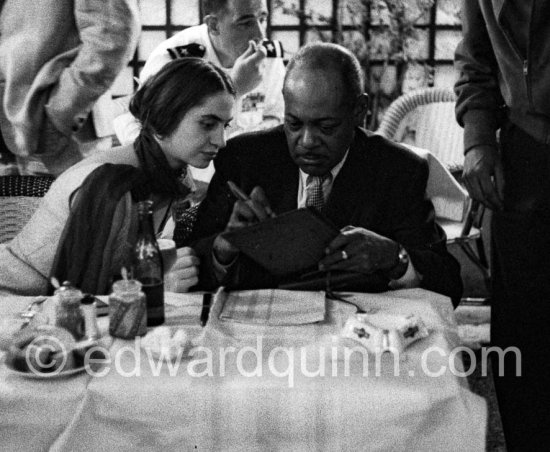 Coleman Hawkins. Jazz Festival, Cannes 1958 - Photo by Edward Quinn