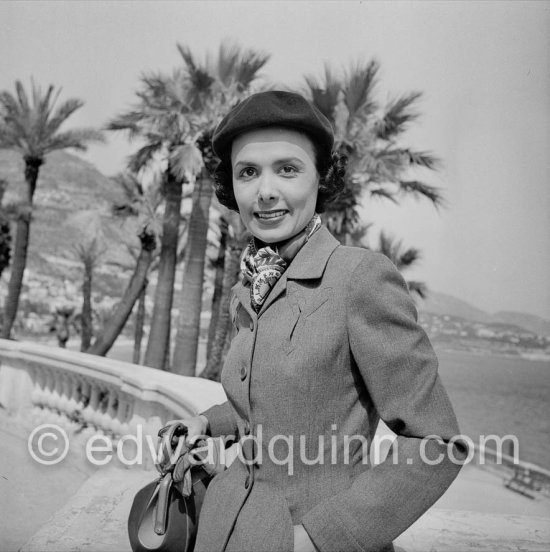 American singer Lena Horne. Monte Carlo 1952 - Photo by Edward Quinn