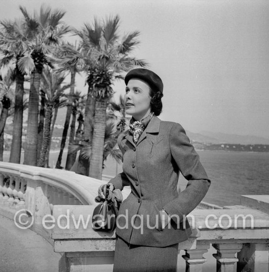 American singer Lena Horne. Monte Carlo 1952 - Photo by Edward Quinn