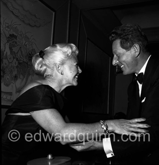 Danny Kaye and Ginger Rogers. Cannes Film Festival 1956. - Photo by Edward Quinn