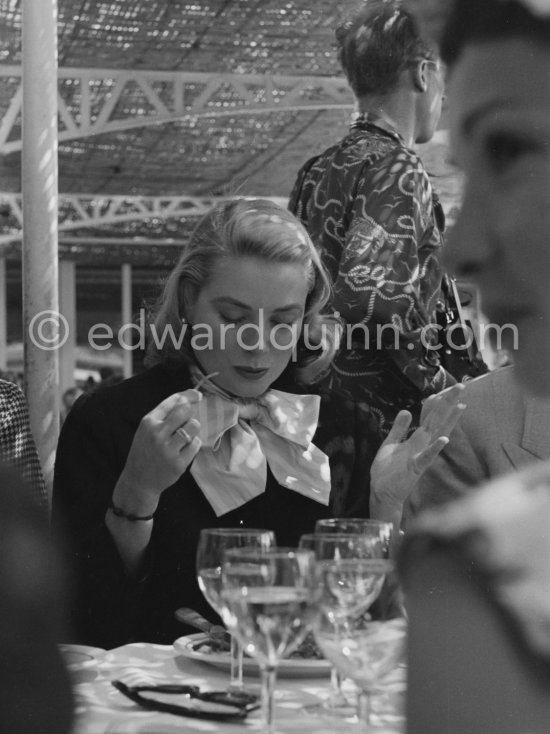 Grace Kelly. Cannes Film Festival 1955. - Photo by Edward Quinn