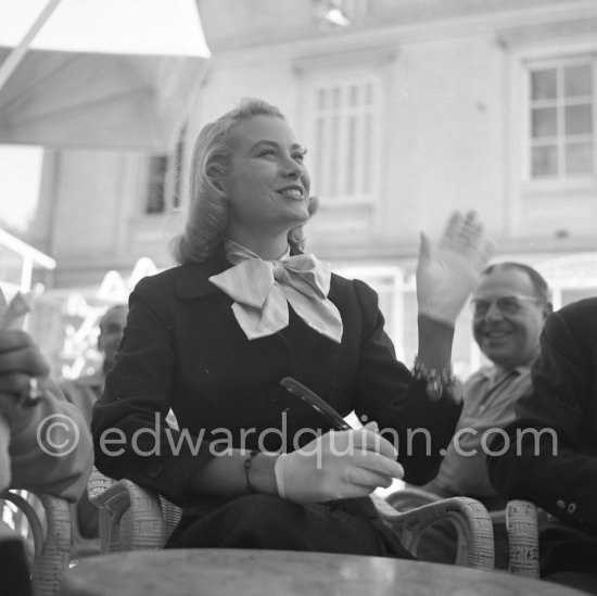 Grace Kelly. Cannes Film Festival 1955. - Photo by Edward Quinn