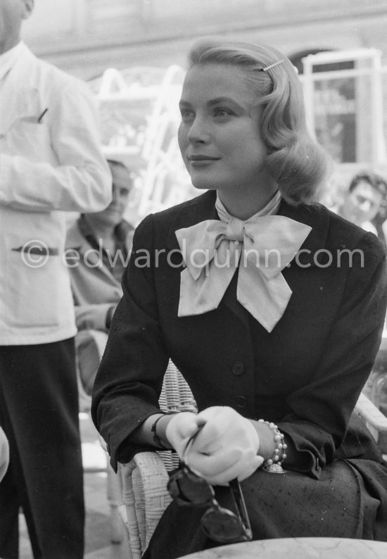 Grace Kelly. Cannes Film Festival 1955. - Photo by Edward Quinn