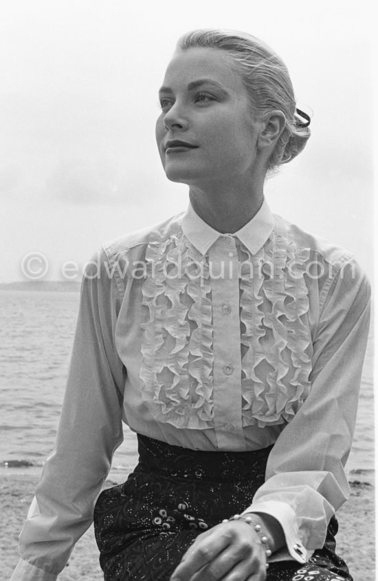 Grace Kelly. Cannes Film Festival 1955. - Photo by Edward Quinn