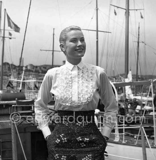 Grace Kelly. Cannes Film Festival 1955. - Photo by Edward Quinn