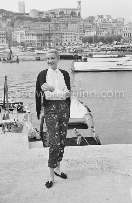 Grace Kelly. Cannes Film Festival 1955. - Photo by Edward Quinn