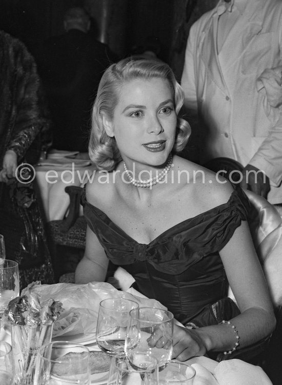 Grace Kelly. Cannes Film Festival 1955. - Photo by Edward Quinn