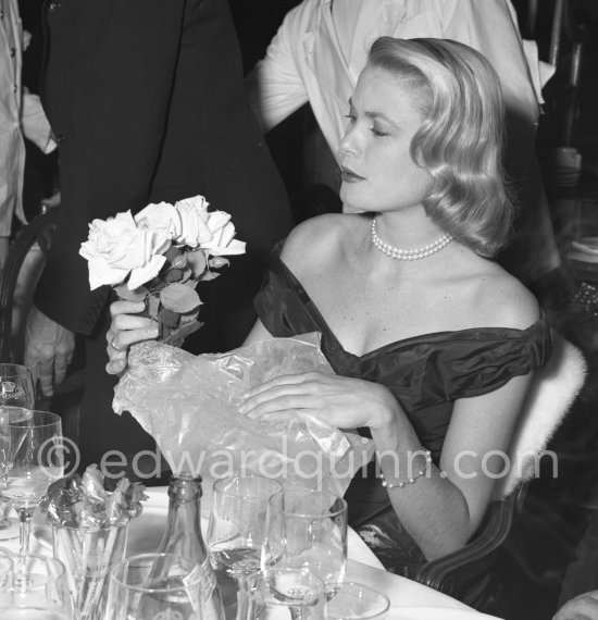 Grace Kelly. Cannes Film Festival 1955. - Photo by Edward Quinn