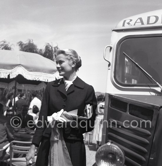 Grace Kelly. Cannes Film Festival 1955. - Photo by Edward Quinn