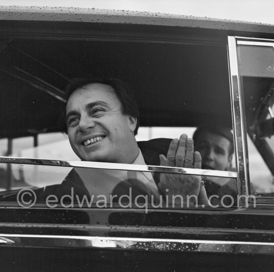 Prince Aly Khan. Nice Airport 1952. - Photo by Edward Quinn