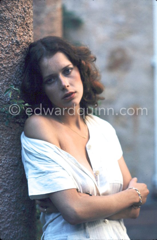 Sylvia Kristel. Mougins 1976. - Photo by Edward Quinn