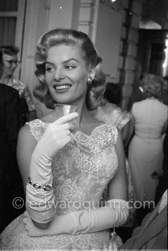 Belinda Lee, Cannes Film Festival 1956. - Photo by Edward Quinn