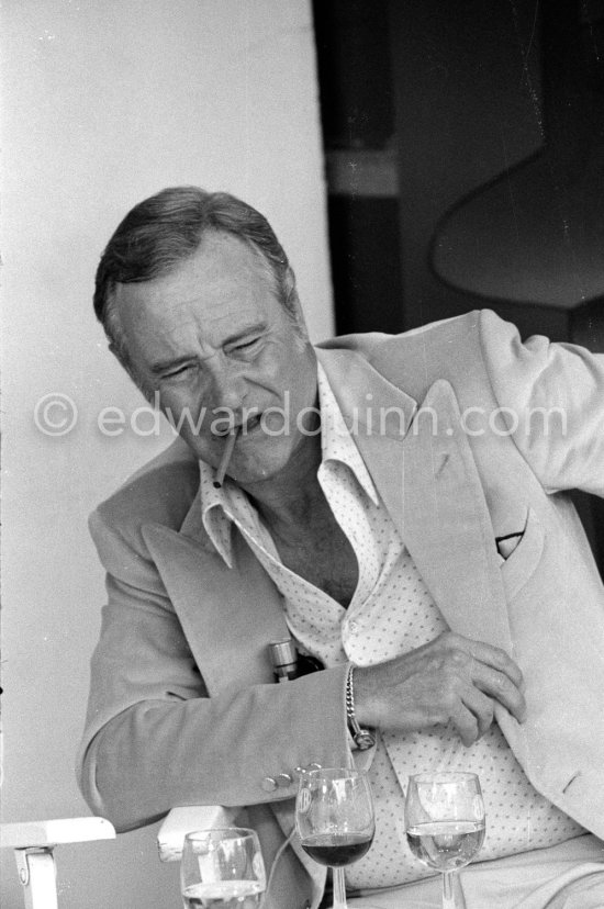 Jack Lemmon, Cannes Film Festival 1979. - Photo by Edward Quinn