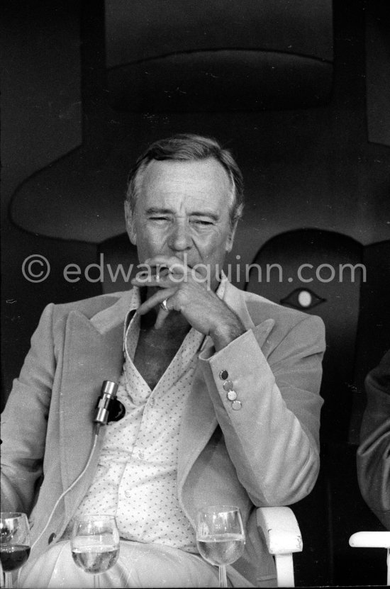 Jack Lemmon, Cannes Film Festival 1979. - Photo by Edward Quinn