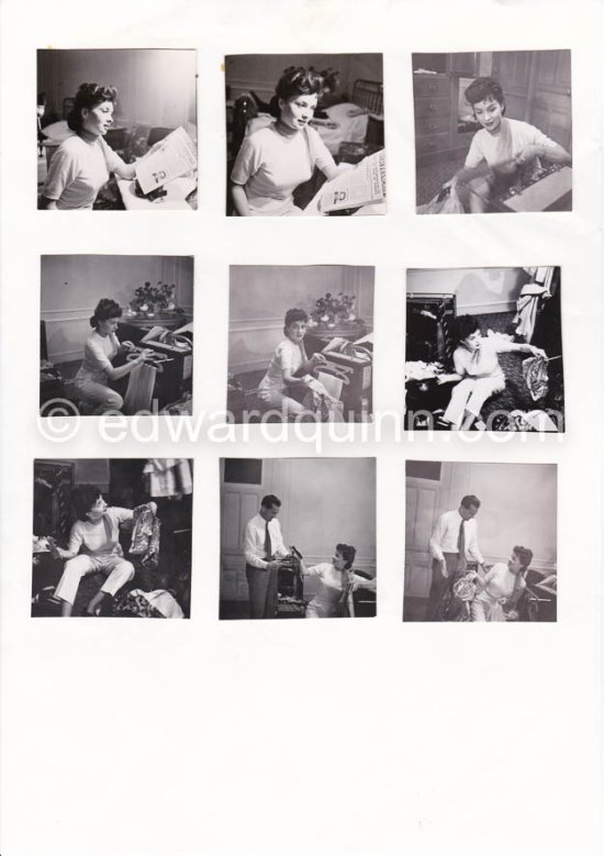 First photos of Gina Lollobrigida. Cannes Film Festival 1952., - Photo by Edward Quinn