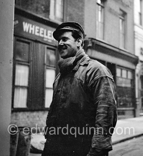 Outside Wheeler’s Restaurant, Old Compton Street. London 1950. - Photo by Edward Quinn