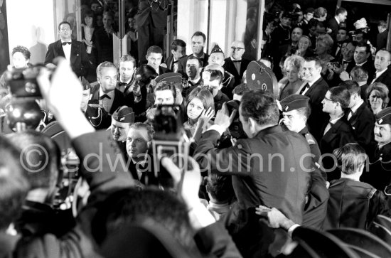 Sophia Loren making her entry to the Palais du Festival Cannes 1962. - Photo by Edward Quinn