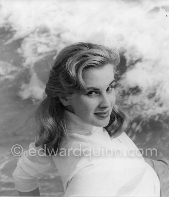 Antonella Lualdi, Italian actress, Cannes 1952. - Photo by Edward Quinn