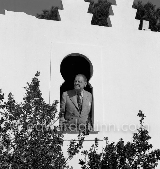 Somerset Maugham bought the property in 1926 from a bishop and created one of the most beautiful artistic gardens in the world. Villa Mauresque, Saint-Jean-Cap-Ferrat 1954. - Photo by Edward Quinn