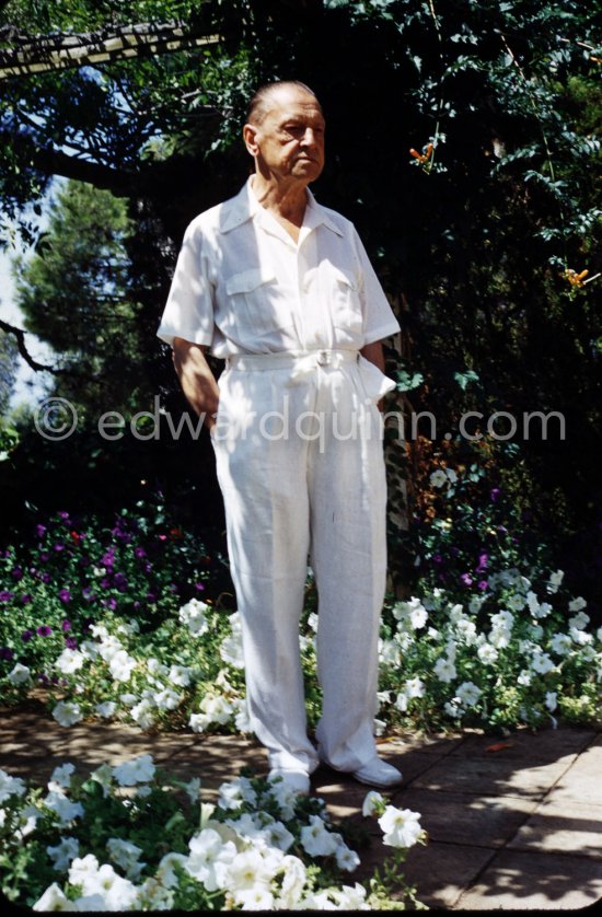Somerset Maugham lived at his Villa Mauresque in Saint-Jean-Cap-Ferrat. He bought the property in 1926 from a bishop and created one of the most beautiful artistic gardens in the world. Saint-Jean-Cap-Ferrat 1960. - Photo by Edward Quinn