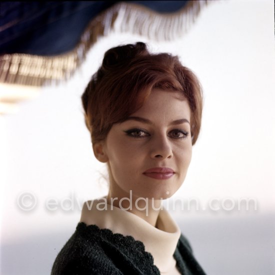 Michèle Mercier, French actress from Nice, star of the "Angélique, Marquise des Anges" movies Nice 1957. - Photo by Edward Quinn