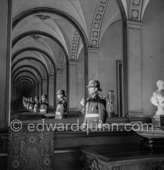 Monaco Palais 1954 - Photo by Edward Quinn