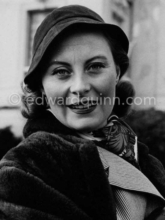 Michèle Morgan, Cannes Film Festival 1959. - Photo by Edward Quinn